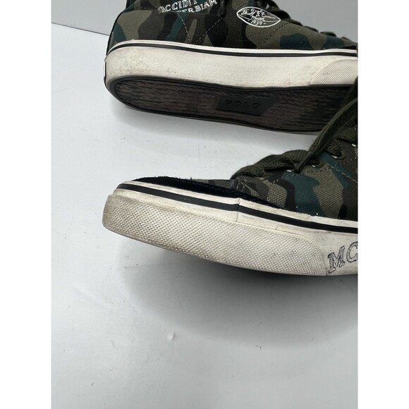 Polo Ralph Lauren Solomon Embroidered Camouflage Sneakers Men Size 7.5 D